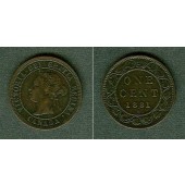 CANADA / KANADA 1 Cent 1881 H  ss+