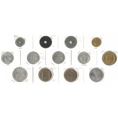 Lot:  FRANKREICH 13x Münzen  10 Centimes - 10 Francs  [1941-1948]