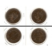 Lot:  ITALIEN 2x Münzen 10 Centesimi  [1893-1894]