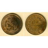 FRANKREICH 10 Centimes 1893 A  vz