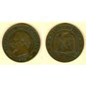 FRANKREICH 5 Centimes 1854 A  ss