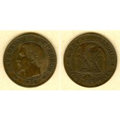 FRANKREICH 5 Centimes 1856 A  ss+