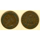 FRANKREICH 5 Centimes 1862 A  ss+