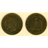 FRANKREICH 5 Centimes 1863 BB  ss