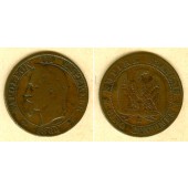 FRANKREICH 5 Centimes 1864 K  s-ss