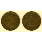 FRANKREICH 5 Centimes 1864 A  ss+