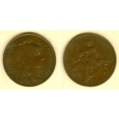 FRANKREICH 5 Centimes 1910  f.ss