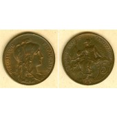 FRANKREICH 5 Centimes 1913  vz
