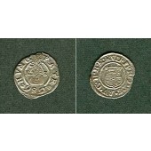 Ungarn Denar 1586 K-B Rudolf II.  ss-vz