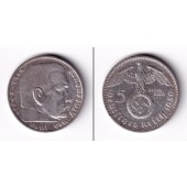 DEUTSCHES REICH 5 Reichsmark 1936 A (J.367)  ss+