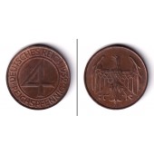 DEUTSCHES REICH 4 Reichspfennig 1932 D (J.315)  vz-st